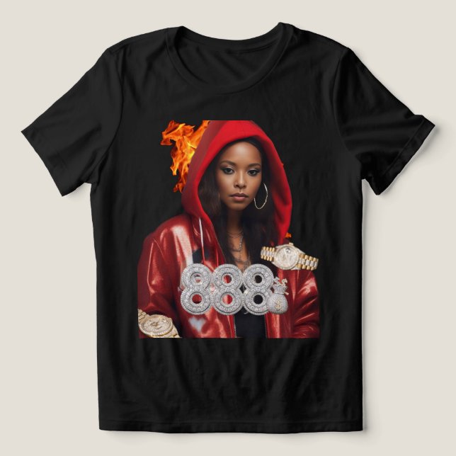 Boss Lady T-Shirt Tri-Blend Shirt (Design Front)
