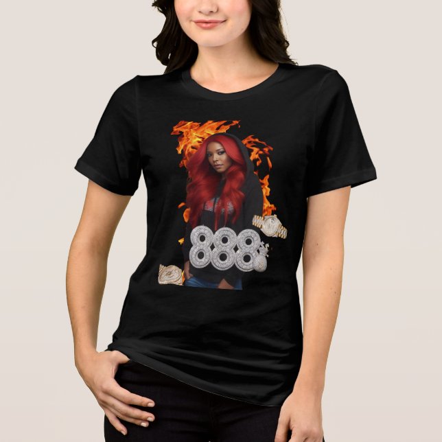 Boss Lady T-Shirt Tri-Blend Shirt (Front)