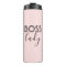 Boss Lady Thermal Tumbler | Pink & Black