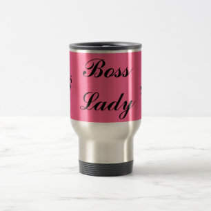 Boss Lady, $, $, Travel Mug