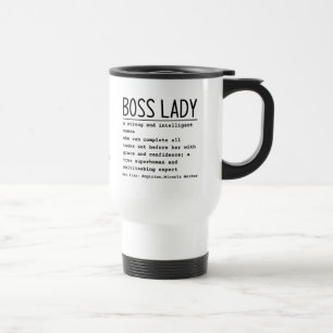 Boss lady travel mug