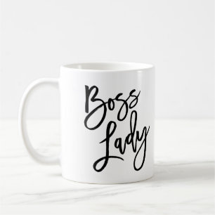 Boss Lady Trendy Lettering Coffee Mug