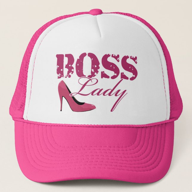 Boss Lady Trucker Hat (Front)
