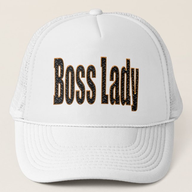 Boss Lady Trucker Hat (Front)