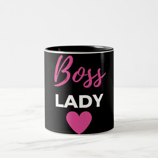 Boss Lady Two-Tone Coffee Mug (Center)