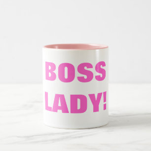 BOSS LADY! Two-Tone COFFEE MUG