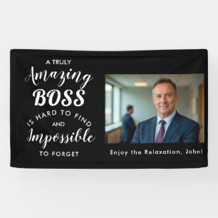 Boss Leaving Party Banner – Editable Farewell Deco