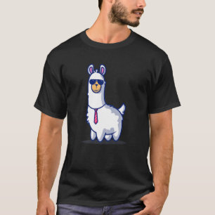 Boss Llama Alpaca Boy Girl Kids T-Shirt