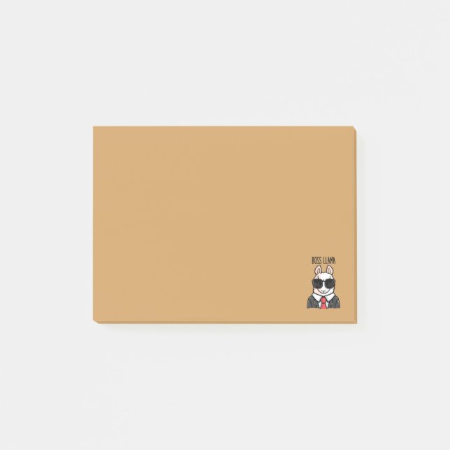 Boss Llama Post-it Notes (Front)