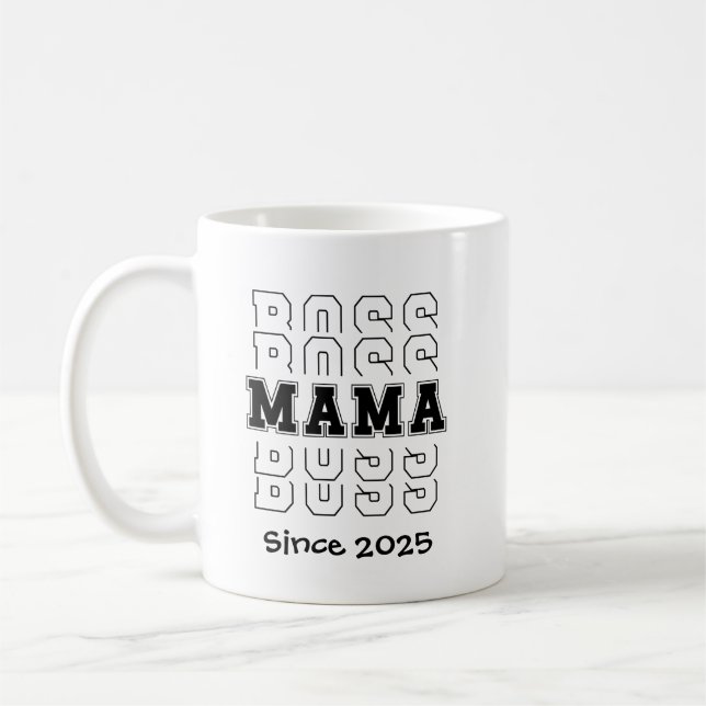 Boss Mama: Handling Business & Bottles Like a Pro! Coffee Mug (Left)