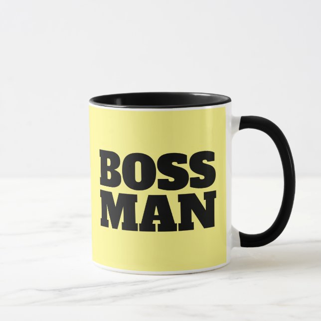 BOSS MAN COFFEE MUGS (Right)