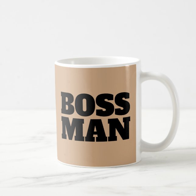 BOSS MAN COFFEE MUGS (Right)