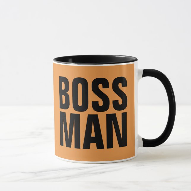 BOSS MAN COFFEE MUGS (Right)