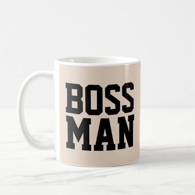BOSS MAN COFFEE MUGS (Left)