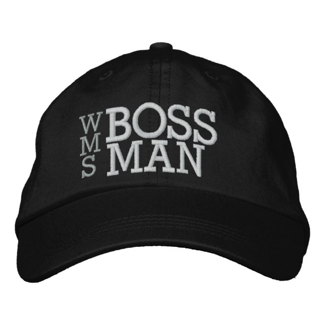 BOSS MAN EMBROIDERED HAT (Front)