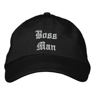 Boss Man Personalised Adjustable Hat