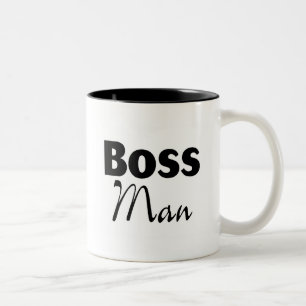 Boss Man Two-Tone Coffee Mug