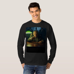 Boss men black long sleeve T-shirt