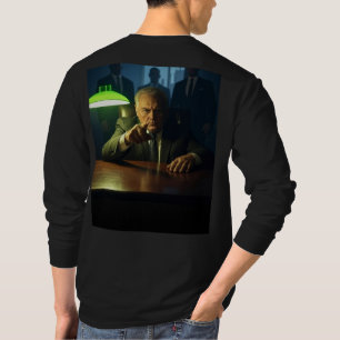 Boss men black long sleeve T-shirt back
