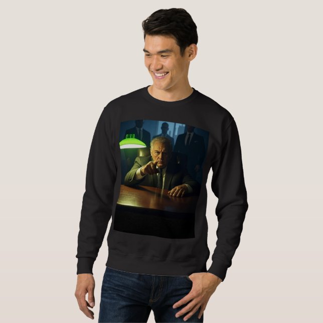 Boss men black sweatshirt (Front Full)