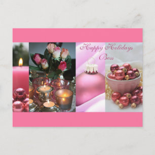 boss Merry Christmas card
