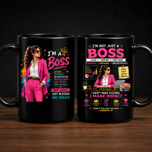 Boss Mindset Design Motivational Leader Graphic Mug