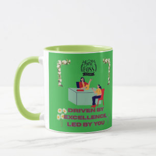 Boss Mode Activated kelly green Mug