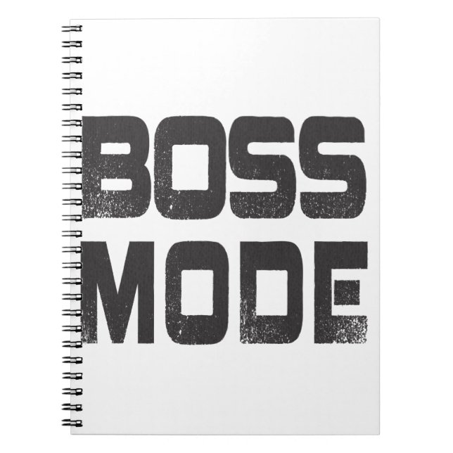 Boss Mode Notebook (Front)