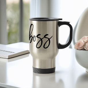 Boss Modern Typography Travel Mug