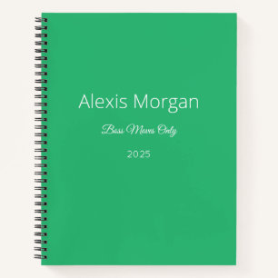 Boss Moves Daily Planner  Notebook