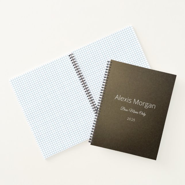 Boss Moves Daily Planner  Notebook (Inside)