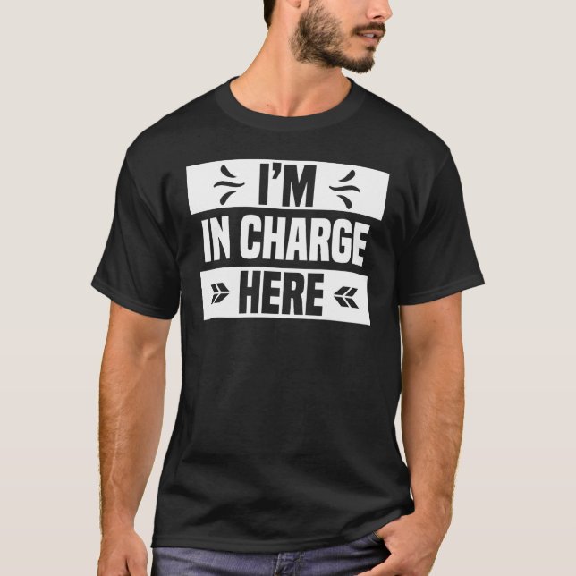 Boss Mum or Dad Quotes T-Shirt (Front)