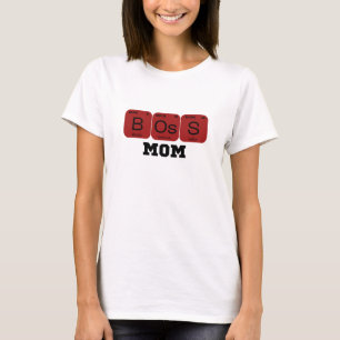 Boss Mum Periodic Table Element T-Shirt