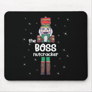 Boss Nutcracker Family Matching Funny Pajama  Mouse Mat