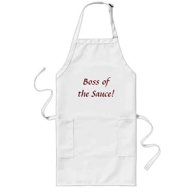 Boss of the Sauce! Arpon Long Apron (Front)