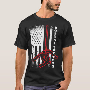 Boss Of The Toss American USA FLag Horseshoe Pitch T-Shirt