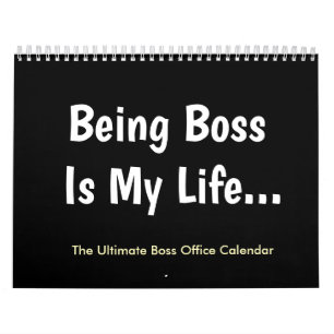 Boss Office Calendar Funny Special Boss Gift