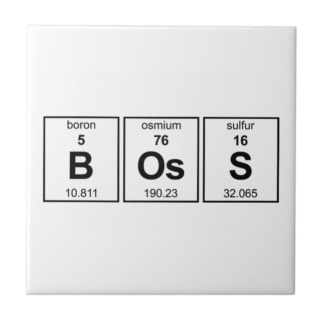 BOsS Periodic Table Tile (Front)