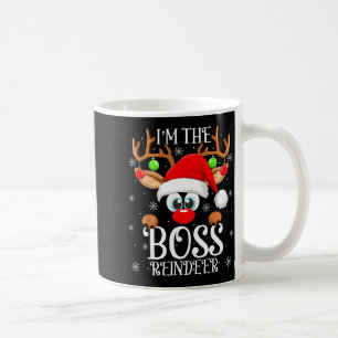Boss Reindeer Christmas Family Matching Group Funn Coffee Mug