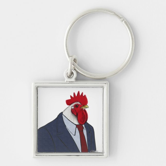 Boss Rooster Key Ring (Front)