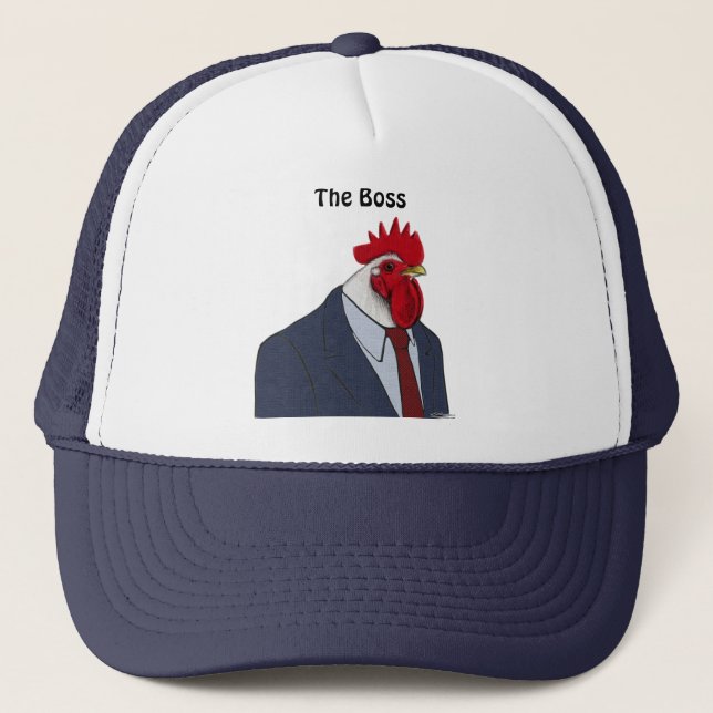 Boss Rooster Trucker Hat (Front)
