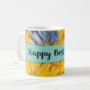 Boss’s Day Thanks Gerbera Daisies Coffee Mug