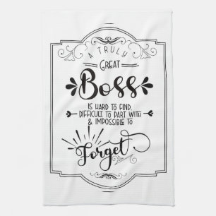 boss  tea towel