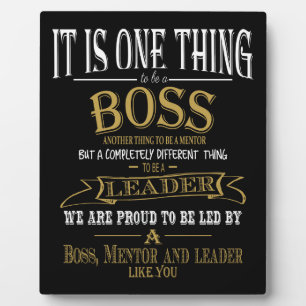 Boss THANK YOU BOSS "awesome boss Plaque
