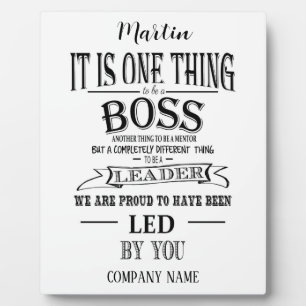 Boss THANK YOU BOSS "awesome boss Plaque
