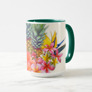 Boss Tropical Hibiscus Pineapple Gift Mug
