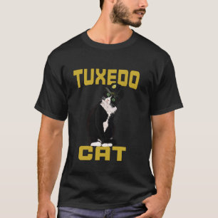 Boss Tuxedo Cat Cap Lovers Funny Tee Shirt for Mum