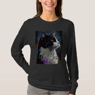 Boss Tuxedo Cat for Mom Dad T-Shirt