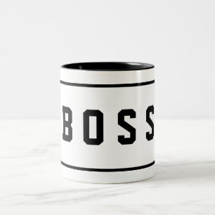 Boss Two-Tone coffee mug