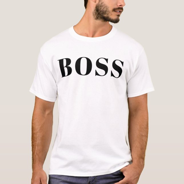 Boss Vibes T-Shirt | Motivational Quote Shirt | Le (Front)